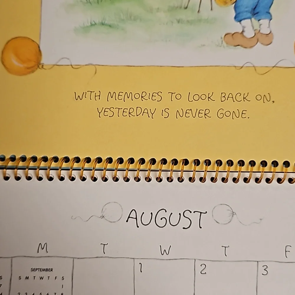 Betsey Clark Little Bits Of Wisdom 1984 wall calendar UNUSED Vintage Hallmark